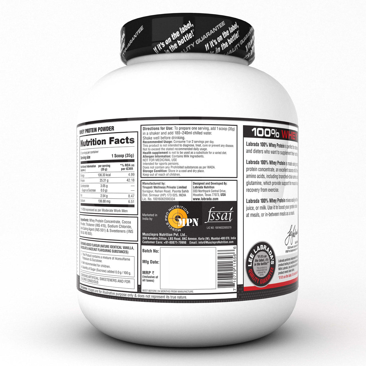 100% WHEY PROTEIN