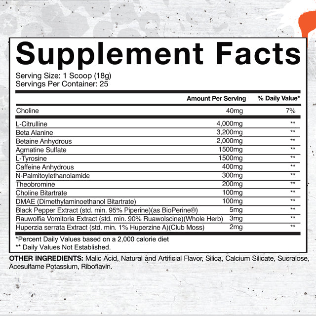 SuperPump Aggression - Next-Gen Pre-Workout