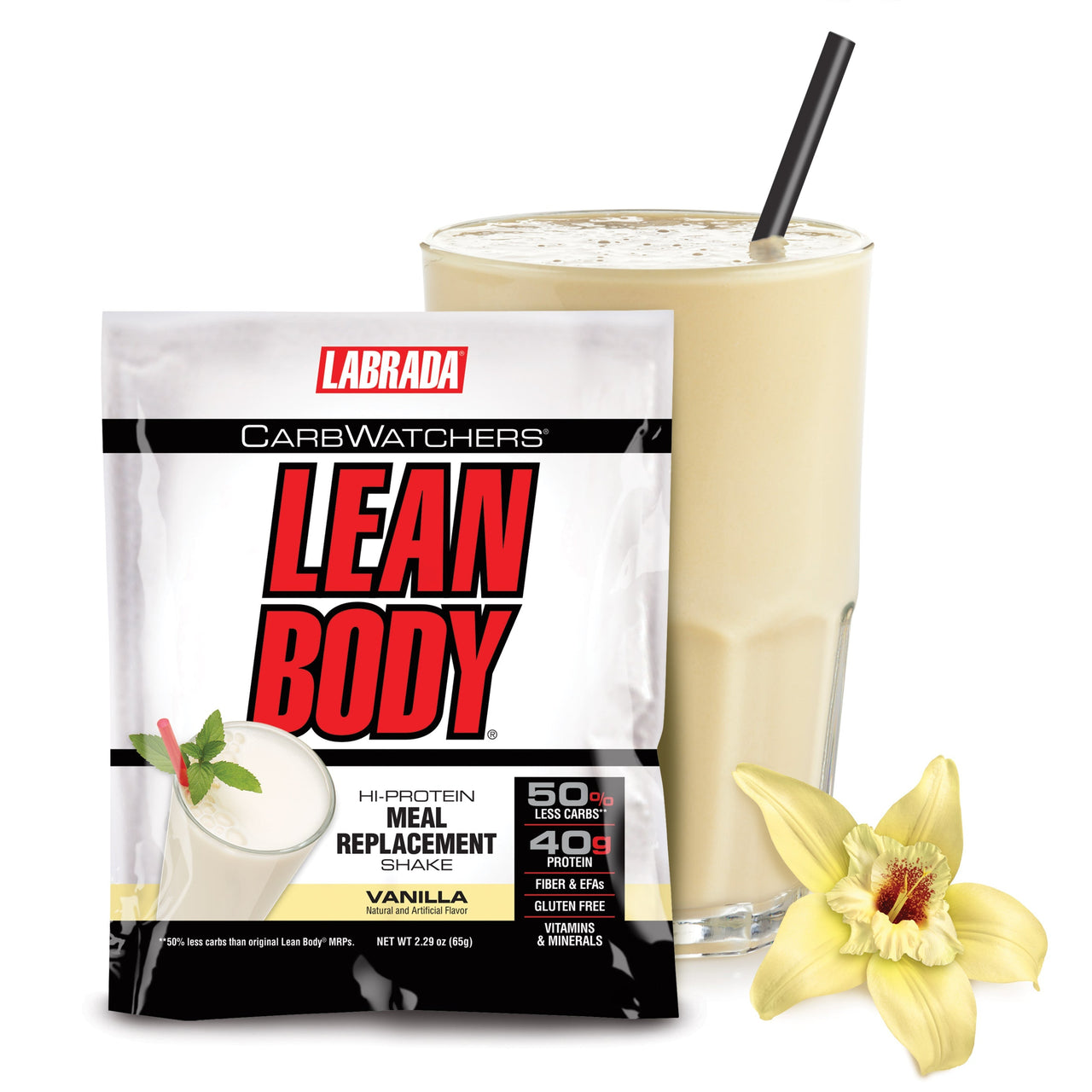 Lean Body CarbWatchers All-in-One Protein Shake Packets