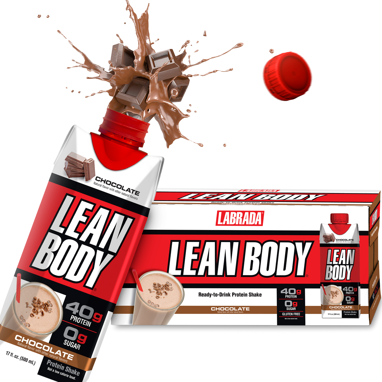 Lean Body Ready-to-Drink Protein Shake (17oz) 12 Pack - S&S