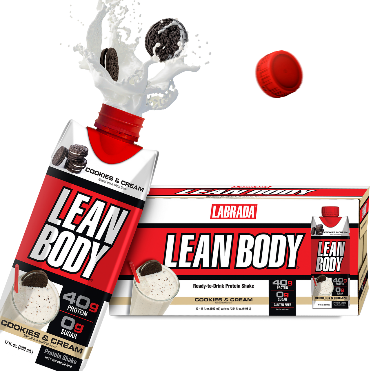 Lean Body Ready-to-Drink Protein Shake (17oz) 12 Pack