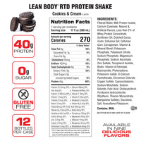 Lean Body Ready-to-Drink Protein Shake (17oz) 12 Pack