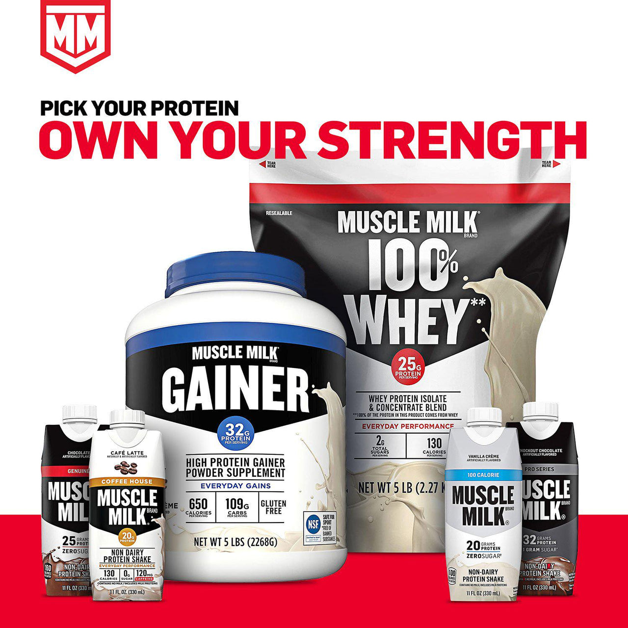 Muscle Milk Genuine Protein Shake, Chocolate (11 fl. oz., 18 pk.)