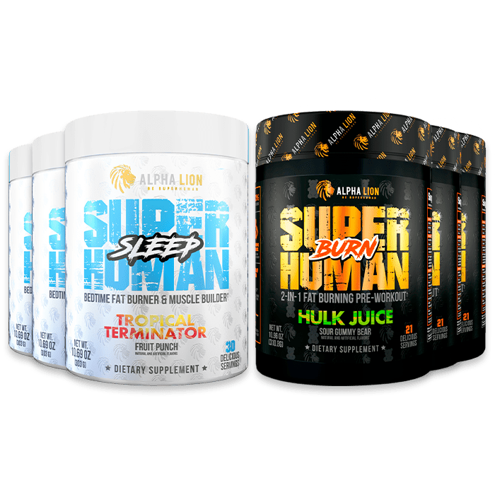 SUPERHUMAN FAT LOSS STACK - SuperHuman Burn + SuperHuman Sleep