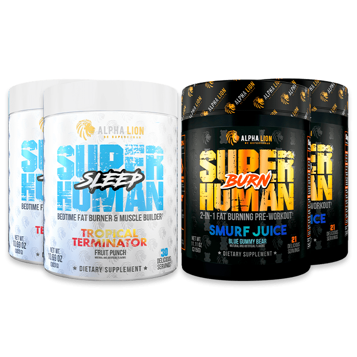 SUPERHUMAN FAT LOSS STACK - SuperHuman Burn + SuperHuman Sleep