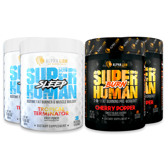 SUPERHUMAN FAT LOSS STACK - SuperHuman Burn + SuperHuman Sleep