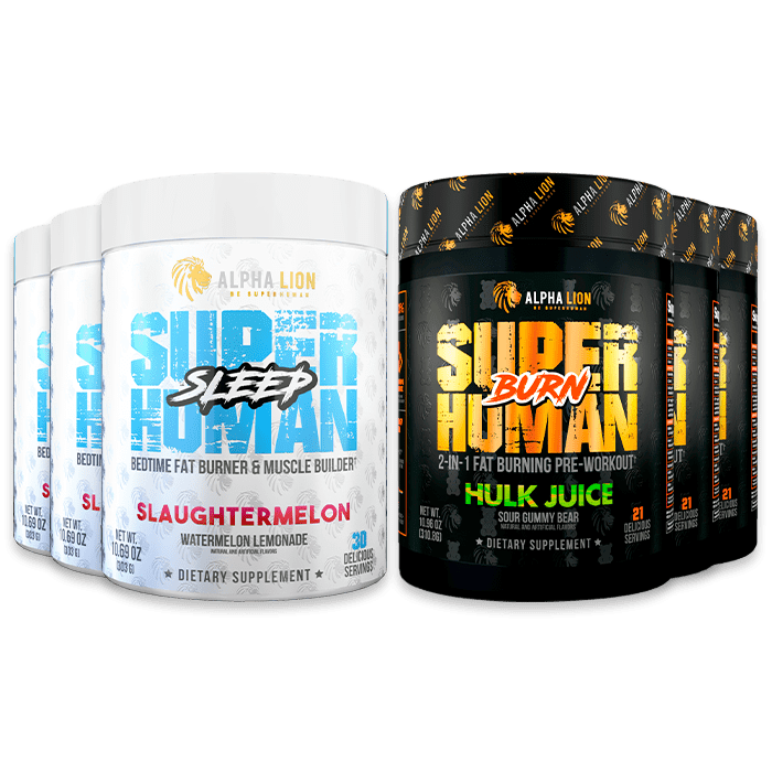 SUPERHUMAN FAT LOSS STACK - SuperHuman Burn + SuperHuman Sleep