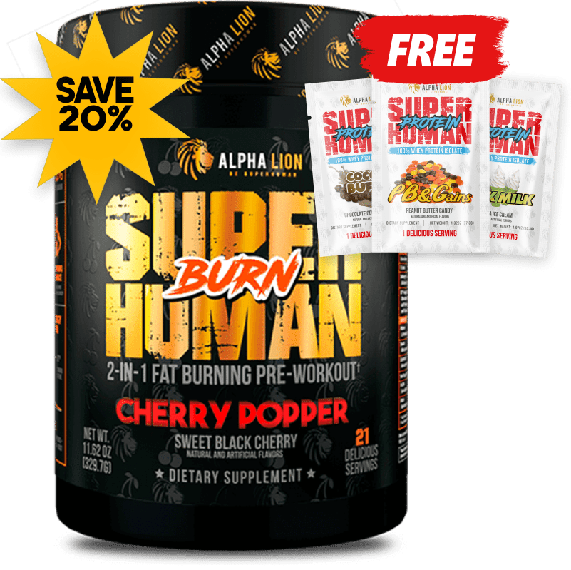 SUPERHUMAN® PRE-WORKOUT (AND FREE PROTEIN!)
