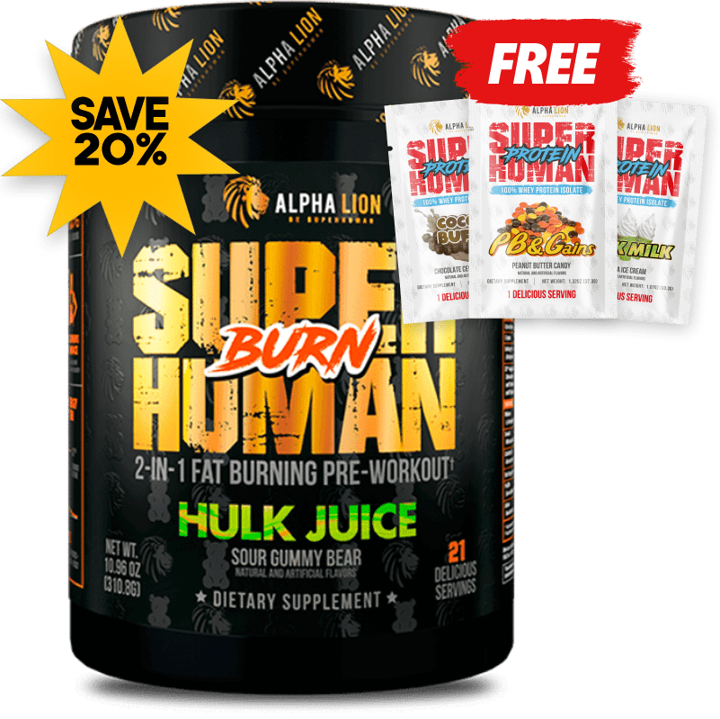 SUPERHUMAN® PRE-WORKOUT (AND FREE PROTEIN!)