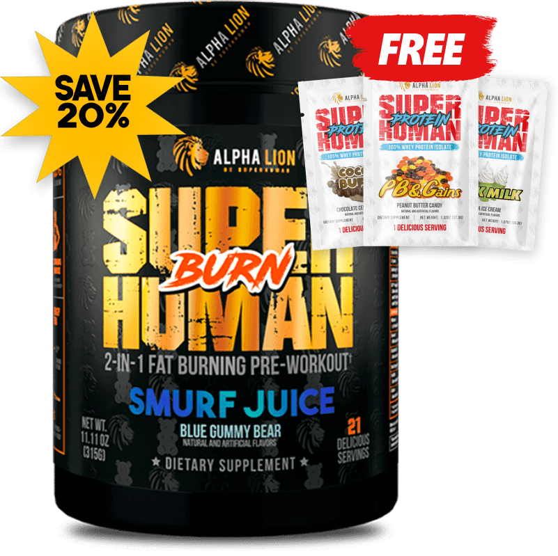 SUPERHUMAN® PRE-WORKOUT (AND FREE PROTEIN!)