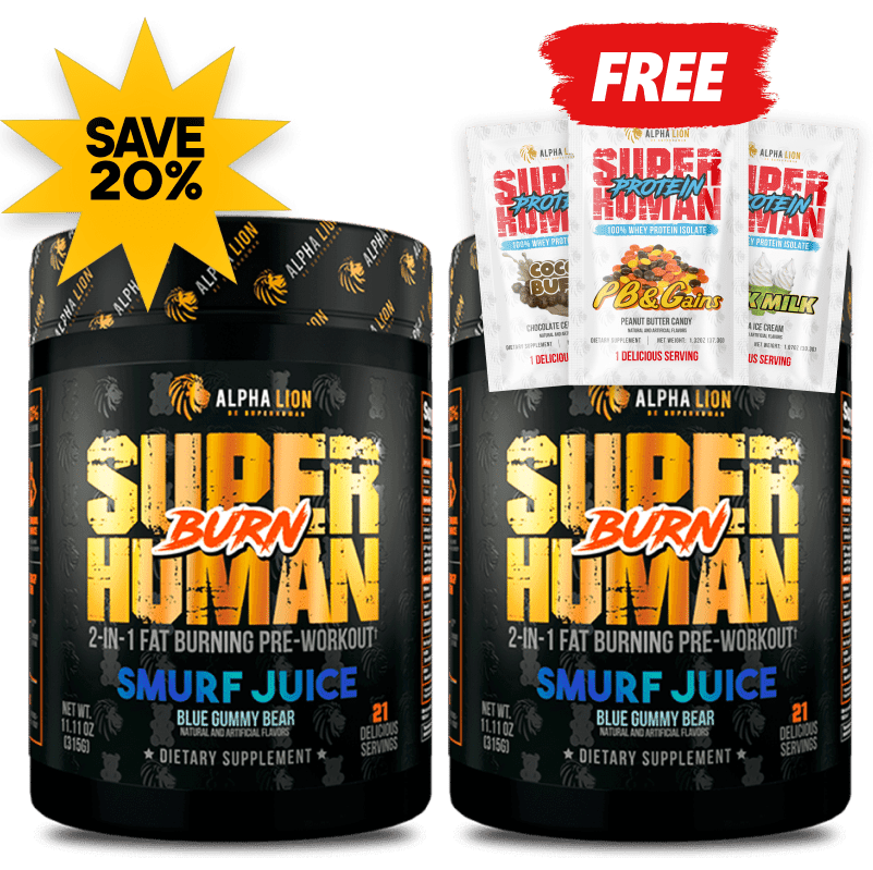 SUPERHUMAN® PRE-WORKOUT (AND FREE PROTEIN!)