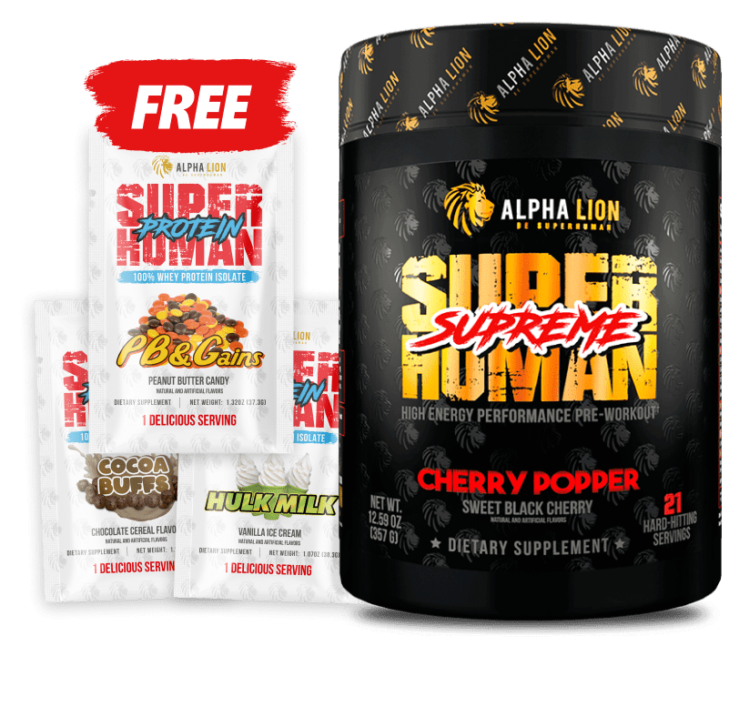 SUPERHUMAN® PRE-WORKOUT (AND FREE PROTEIN!)