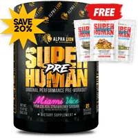 SUPERHUMAN® PRE-WORKOUT (AND FREE PROTEIN!)