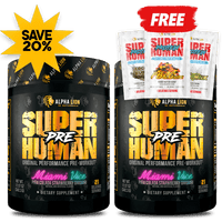 SUPERHUMAN® PRE-WORKOUT (AND FREE PROTEIN!)