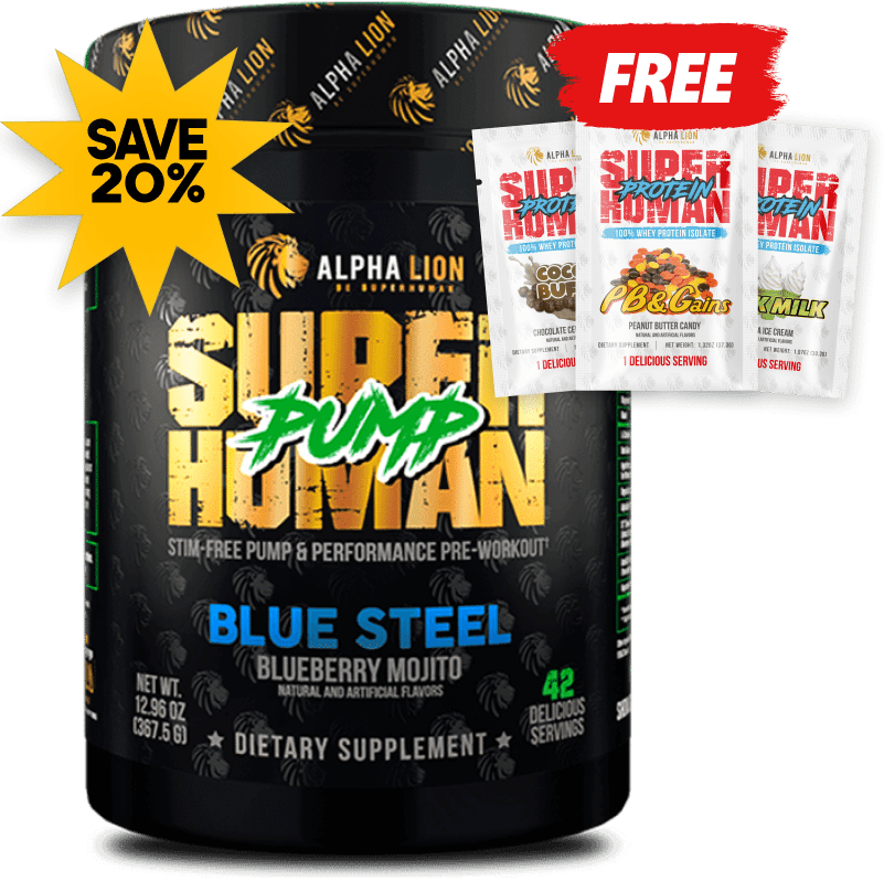 SUPERHUMAN® PRE-WORKOUT (AND FREE PROTEIN!)