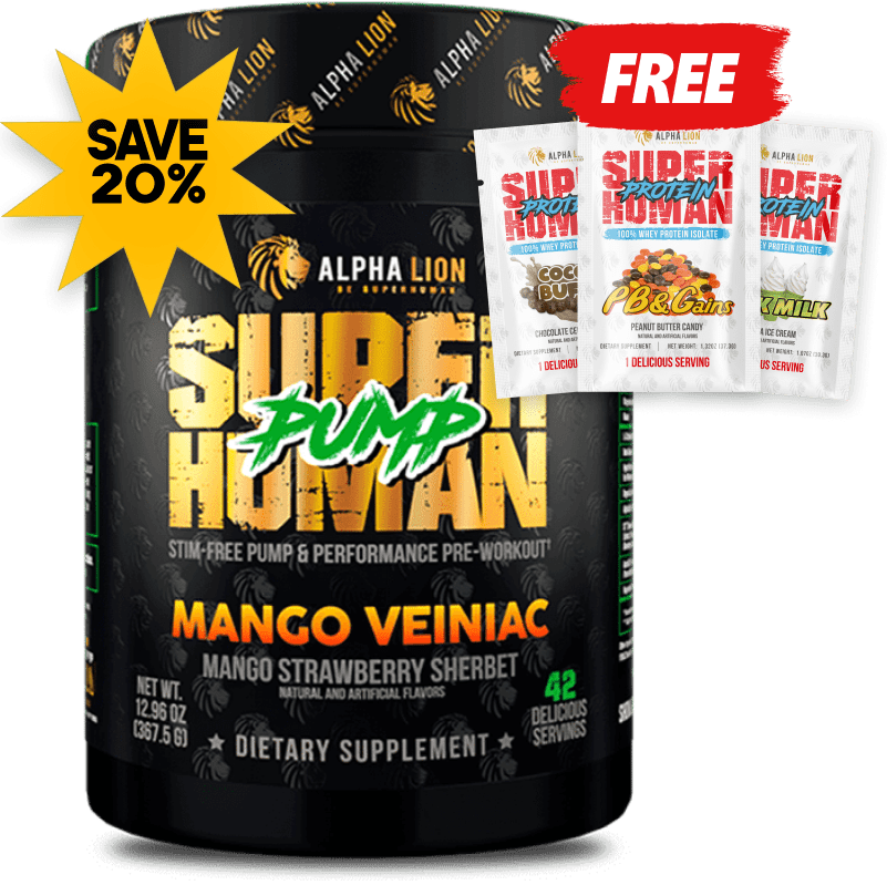 SUPERHUMAN® PRE-WORKOUT (AND FREE PROTEIN!)
