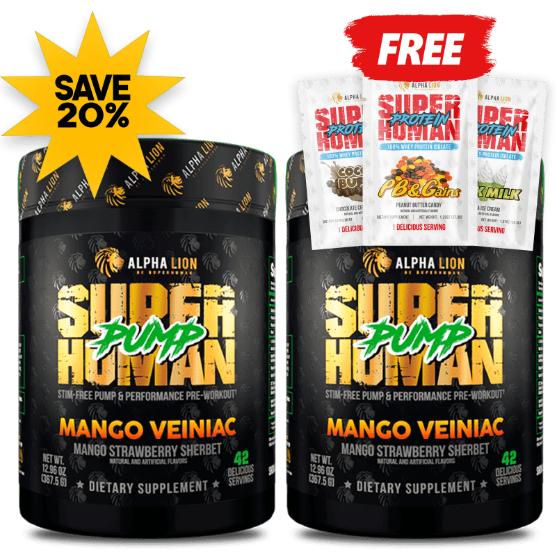 SUPERHUMAN® PRE-WORKOUT (AND FREE PROTEIN!)