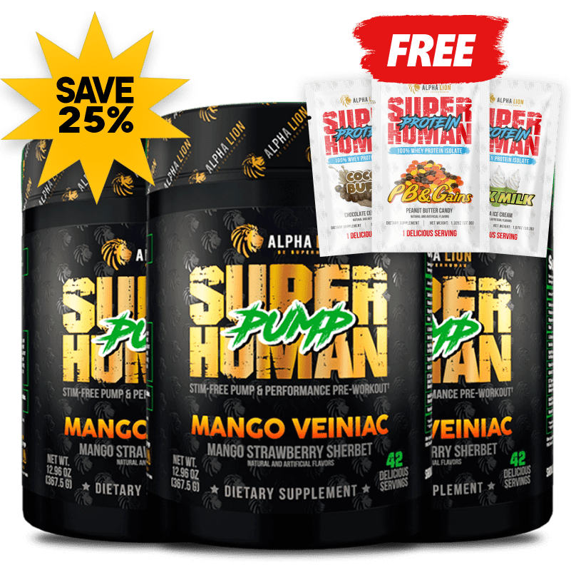 SUPERHUMAN® PRE-WORKOUT (AND FREE PROTEIN!)