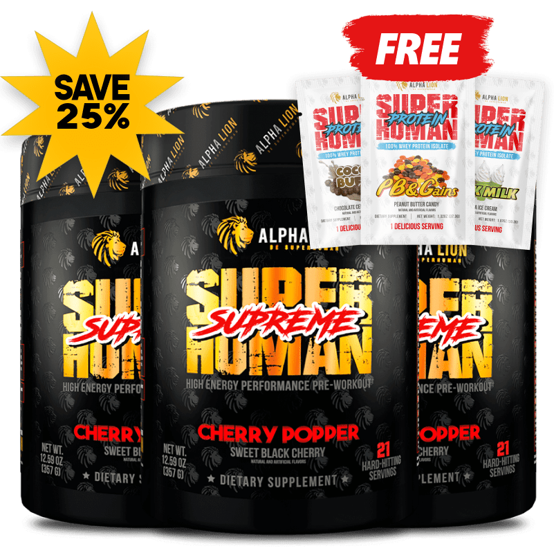 SUPERHUMAN® PRE-WORKOUT (AND FREE PROTEIN!)
