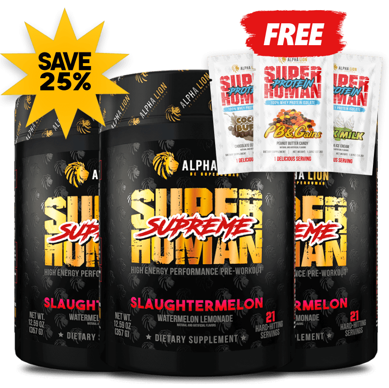 SUPERHUMAN® PRE-WORKOUT (AND FREE PROTEIN!)