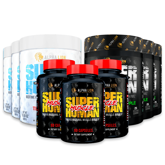 SUPERHUMAN MUSCLE STACK - Post, Sleep & Muscle