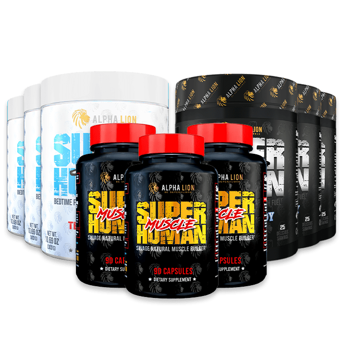 SUPERHUMAN MUSCLE STACK - Post, Sleep & Muscle