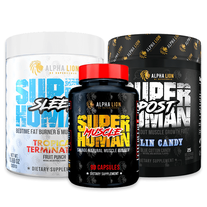 SUPERHUMAN MUSCLE STACK - Post, Sleep & Muscle
