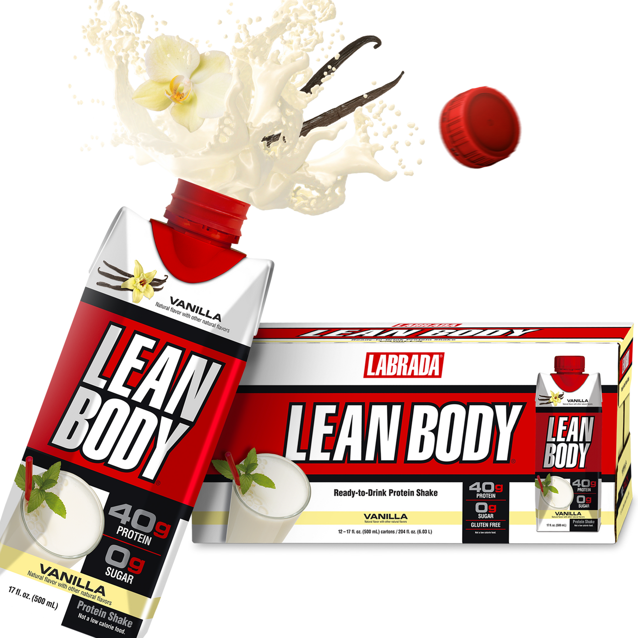 Lean Body Ready-to-Drink Protein Shake (17oz) 12 Pack