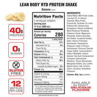 Lean Body Ready-to-Drink Protein Shake (17oz) 12 Pack - S&S