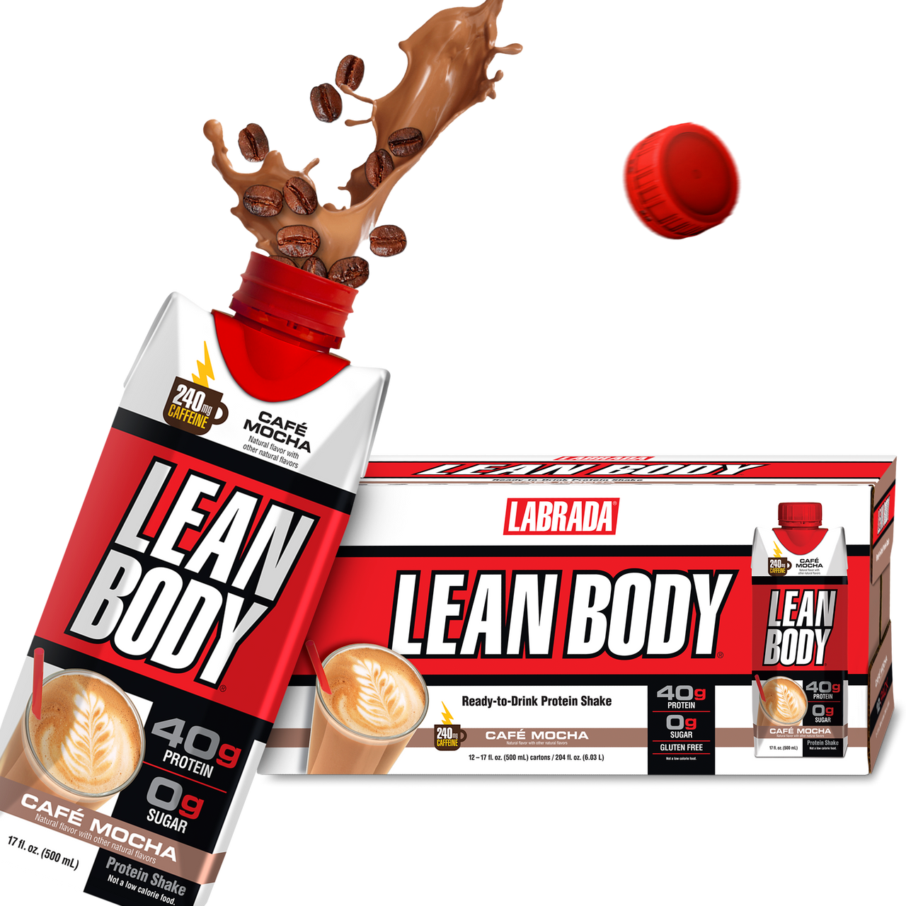 Lean Body Ready-to-Drink Protein Shake (17oz) 12 Pack - S&S