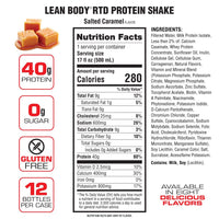 Lean Body Ready-to-Drink Protein Shake (17oz) 12 Pack - S&S