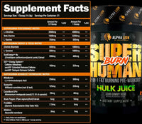 SUPERHUMAN® BURN - 2 in 1 Fat Burning Pre-Workout† UP