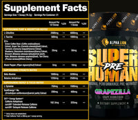 SUPERHUMAN® PRE-WORKOUT - Original Performance Pre-Workout.†