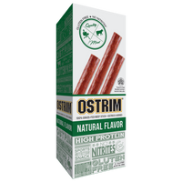 Ostrim Grass Fed Beef/Ostrich Snack Stick-Natural 10box