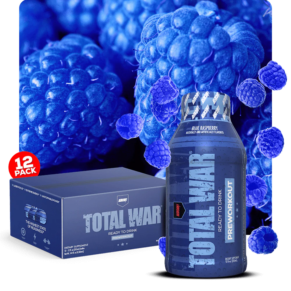 TOTAL WAR READY TO DRINK PREWORKOUT (12 SERVINGS)
