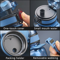 1L 1.5L 2L Fitness Sports Water Bottle Large Capacity
