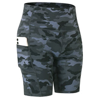 Yoga Shorts with Pocket Running Tights Short