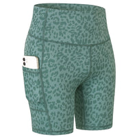 Yoga Shorts with Pocket Running Tights Short