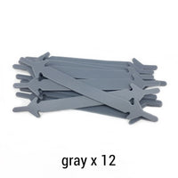12pcs/lot Silicone Shoelaces No tie Elastic Shoe Laces