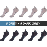10Pairs High Quality Men Ankle Socks Breathable Cotton Sports Socks Mesh Casual Athletic Summer Thin Cut Short Sokken Size 38-48