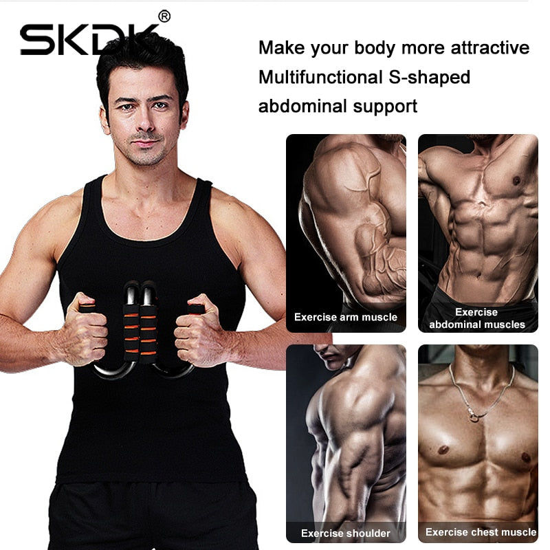 Fitness Push Up Bars Strong Pushup Stands S-Shape