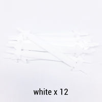12pcs/lot Silicone Shoelaces No tie Elastic Shoe Laces