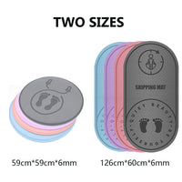 Anti-noise Jump Rope Mat Exercise Shock Absorption Yoga Mat