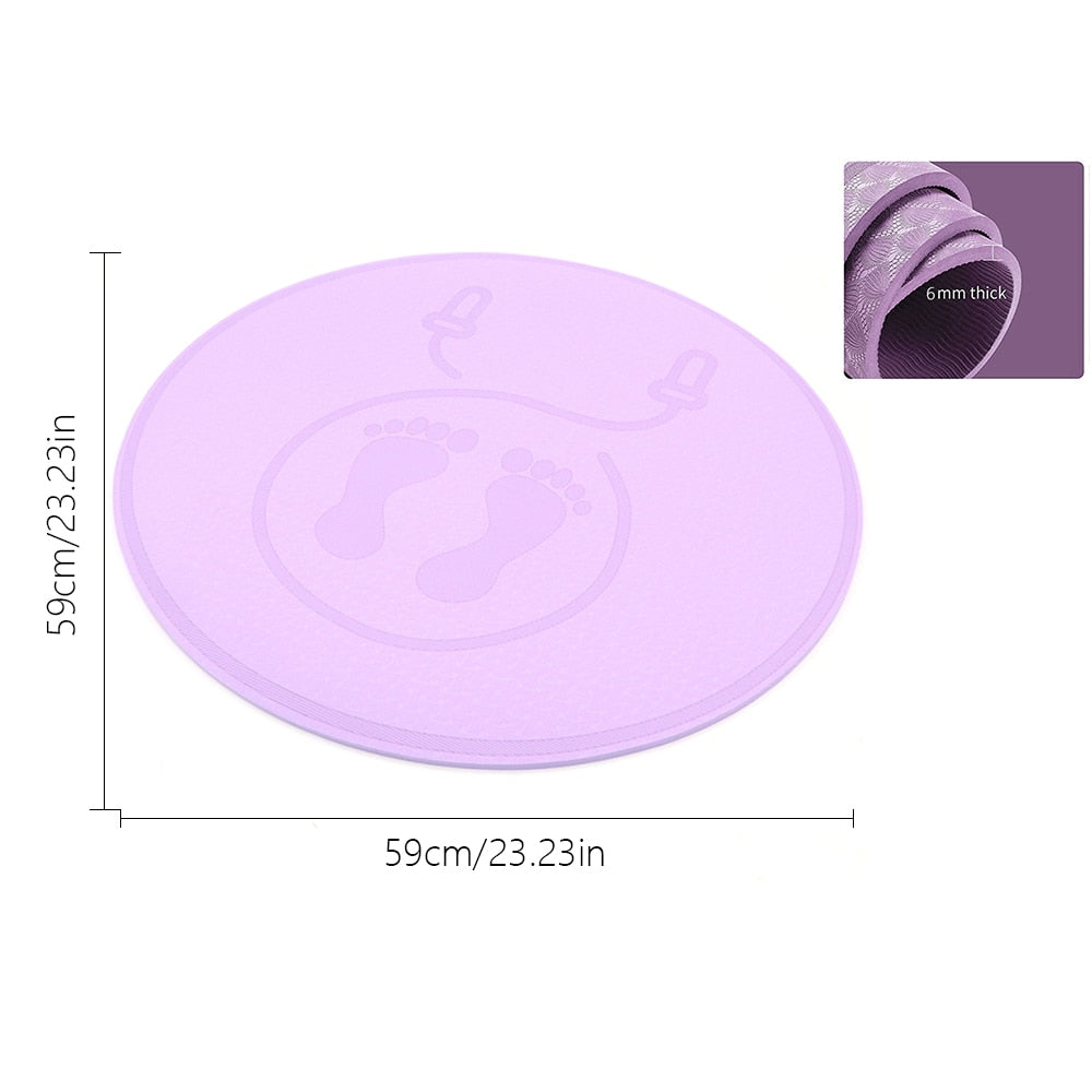 Anti-noise Jump Rope Mat Exercise Shock Absorption Yoga Mat