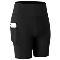 Yoga Shorts with Pocket Running Tights Short