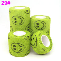 1 Pcs Printed Sports Knee Protector 4.8m Medical Therapy Elastic Bandage