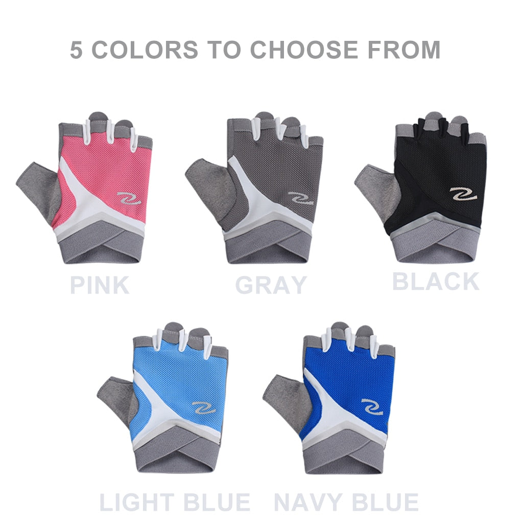WorthWhile Gym Fitness Gloves Women Men Half Finger Hand Protector for Yoga Power Weight Lifting Crossfit Workout Bodybuilding