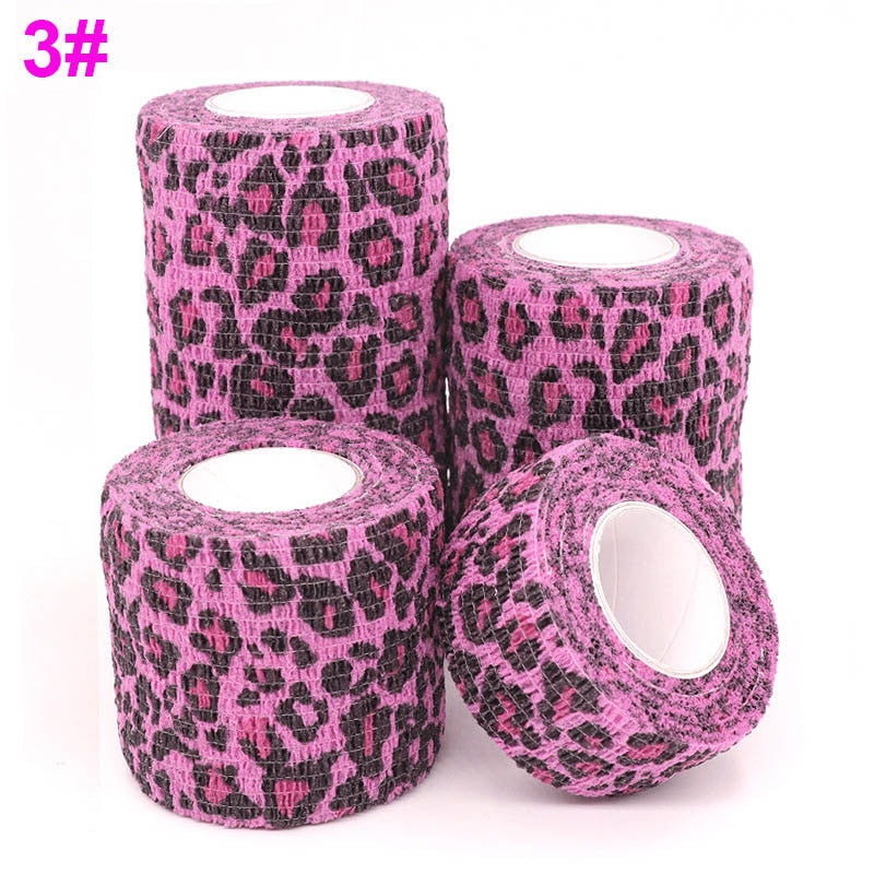 1 Pcs Printed Sports Knee Protector 4.8m Medical Therapy Elastic Bandage