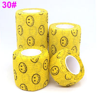 1 Pcs Printed Sports Knee Protector 4.8m Medical Therapy Elastic Bandage