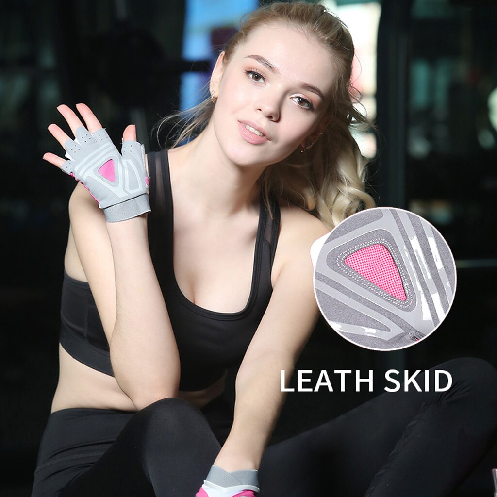 WorthWhile Gym Fitness Gloves Women Men Half Finger Hand Protector for Yoga Power Weight Lifting Crossfit Workout Bodybuilding